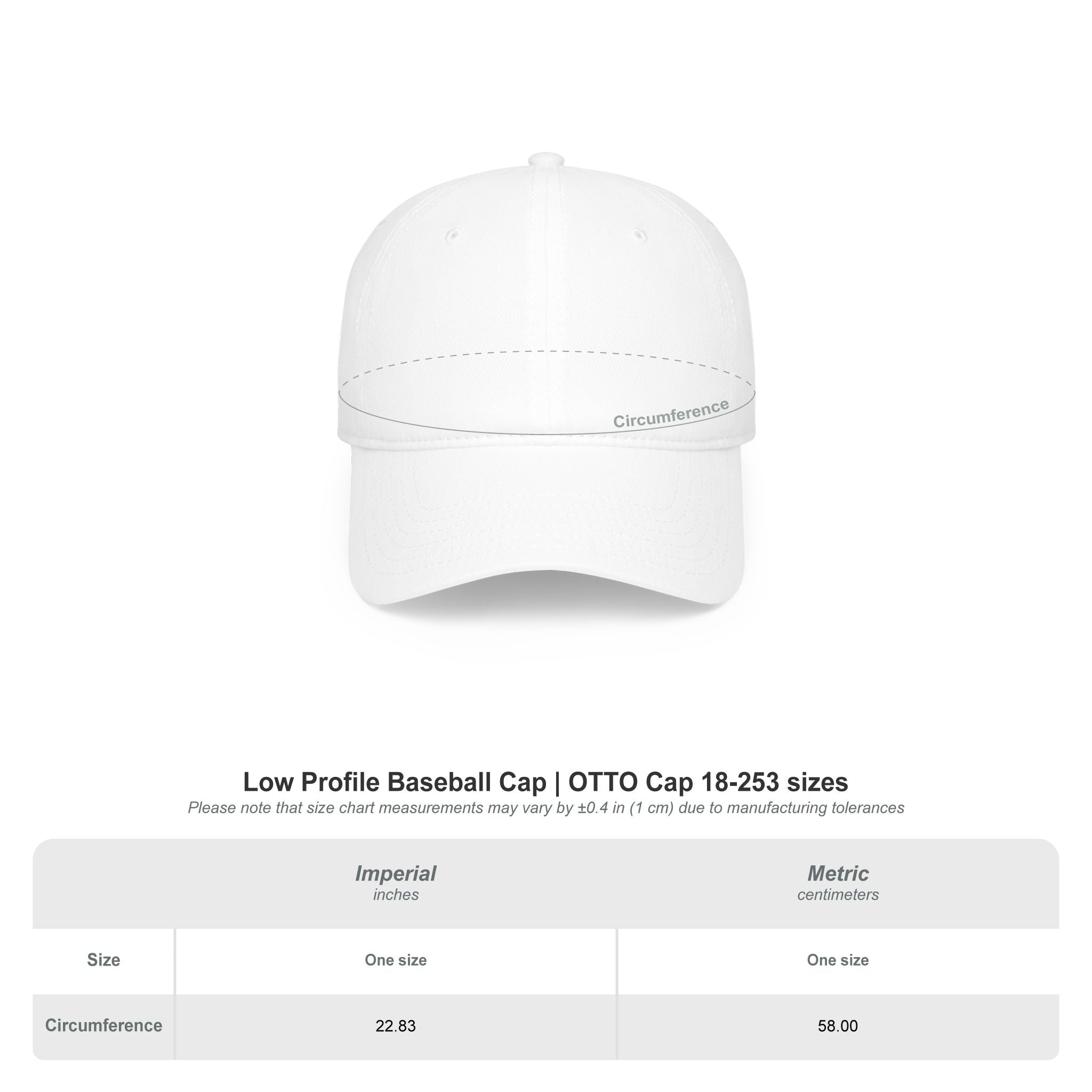 Red Exclamation Minimalist Baseball Cap — Low Profile Statement Hat