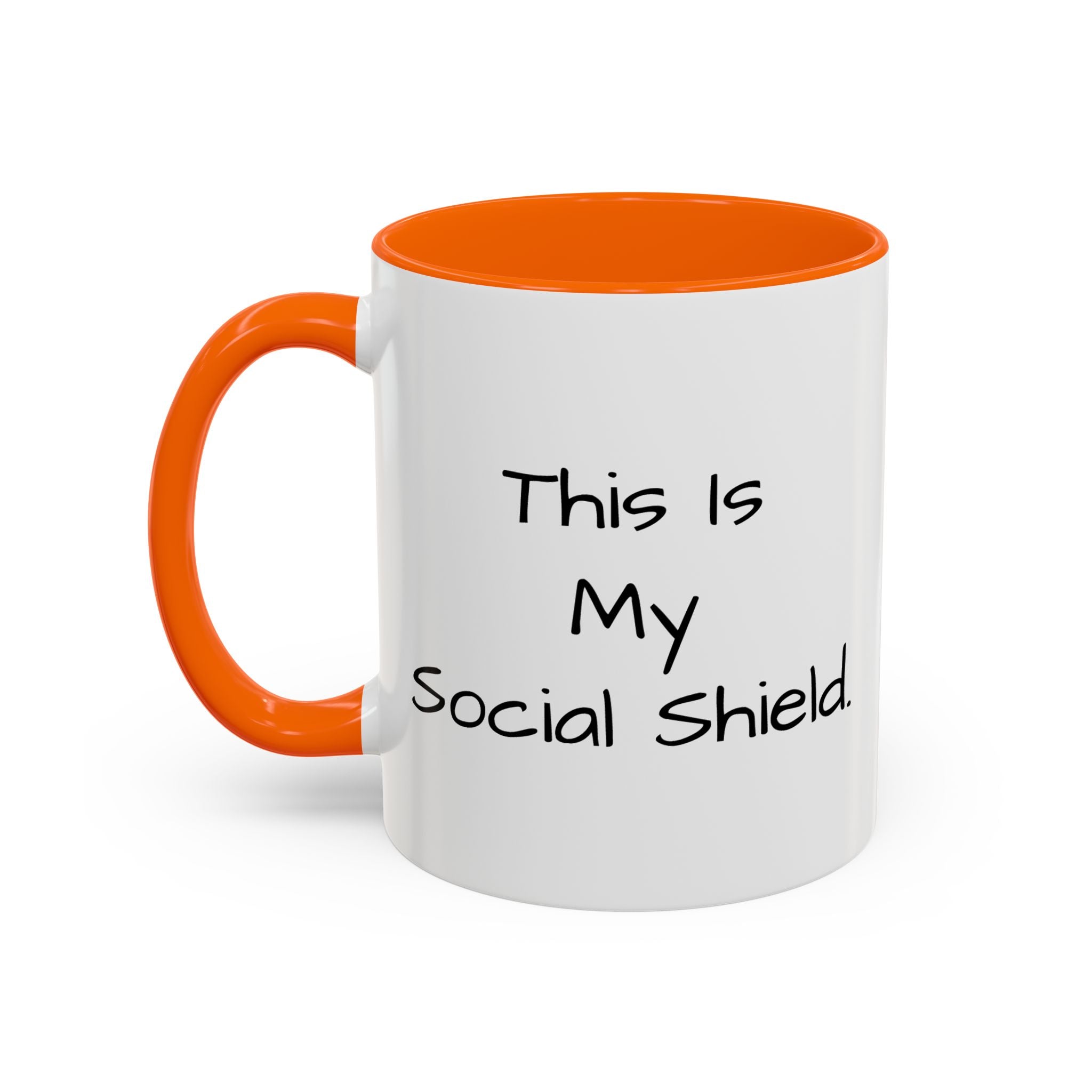 "This Is My Social Shield" Coffee Cup (11/15oz)