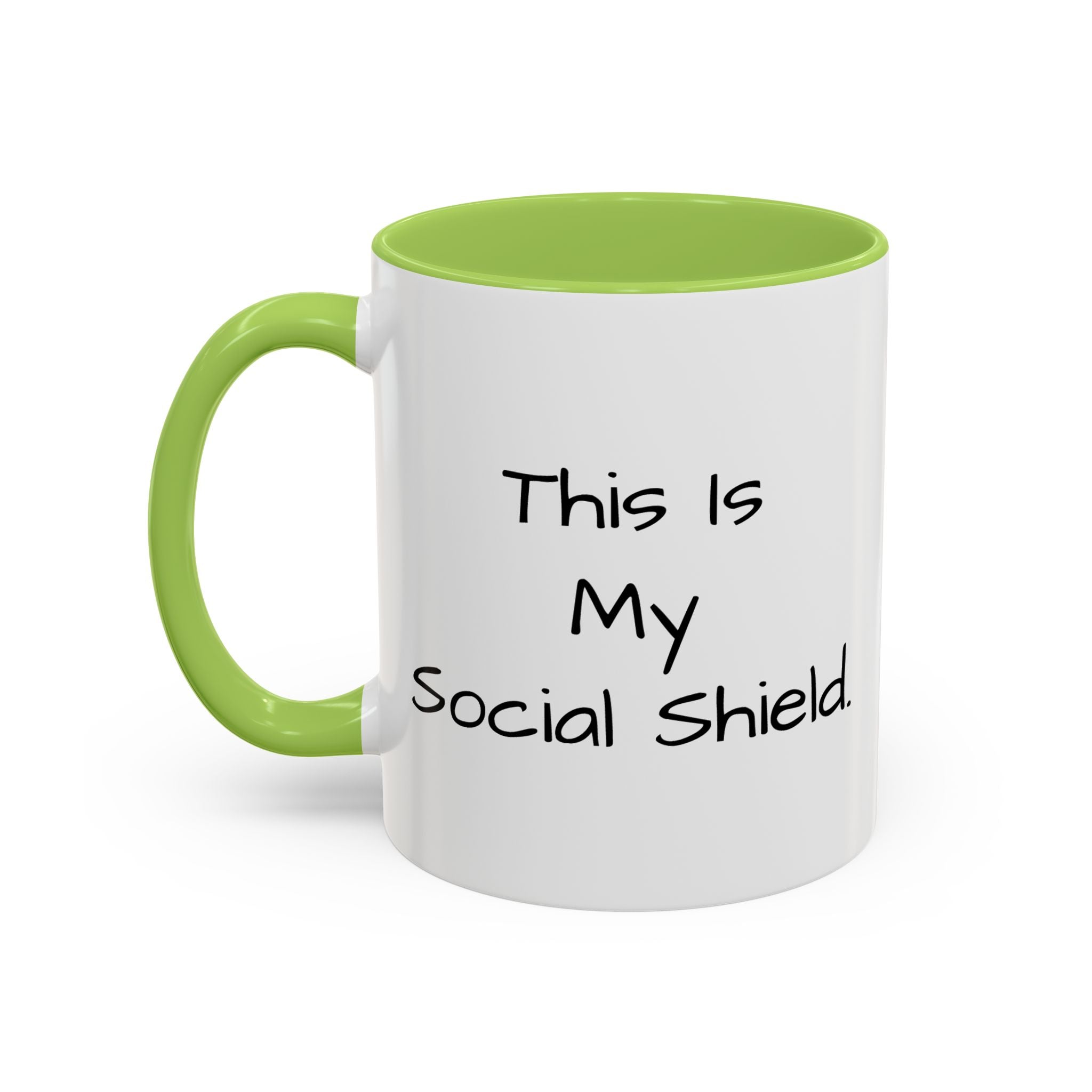 "This Is My Social Shield" Coffee Cup (11/15oz)