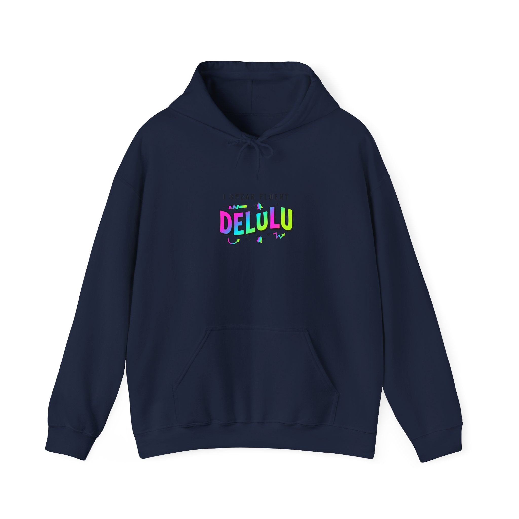 delulu hoodie | meme-core brainrot humor, cringe-core internet slang shirt
