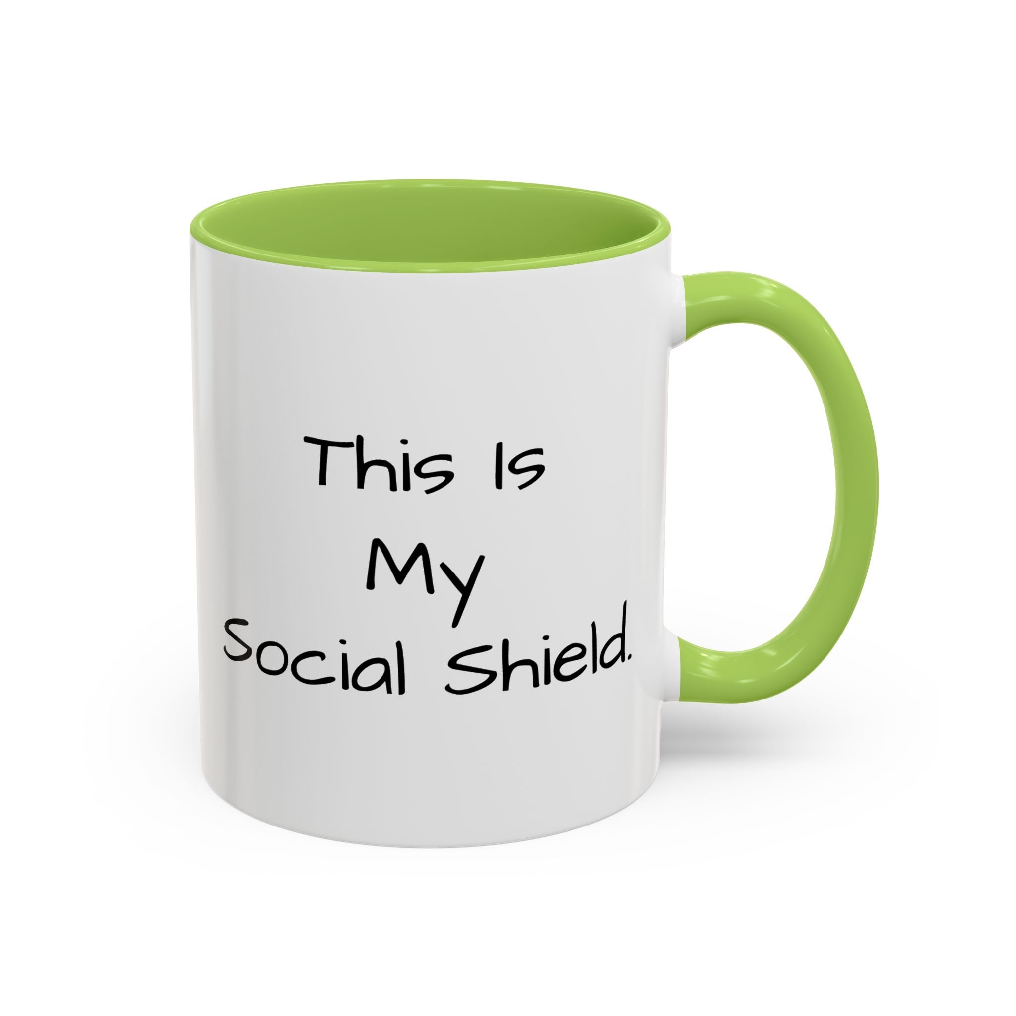"This Is My Social Shield" Coffee Cup (11/15oz)