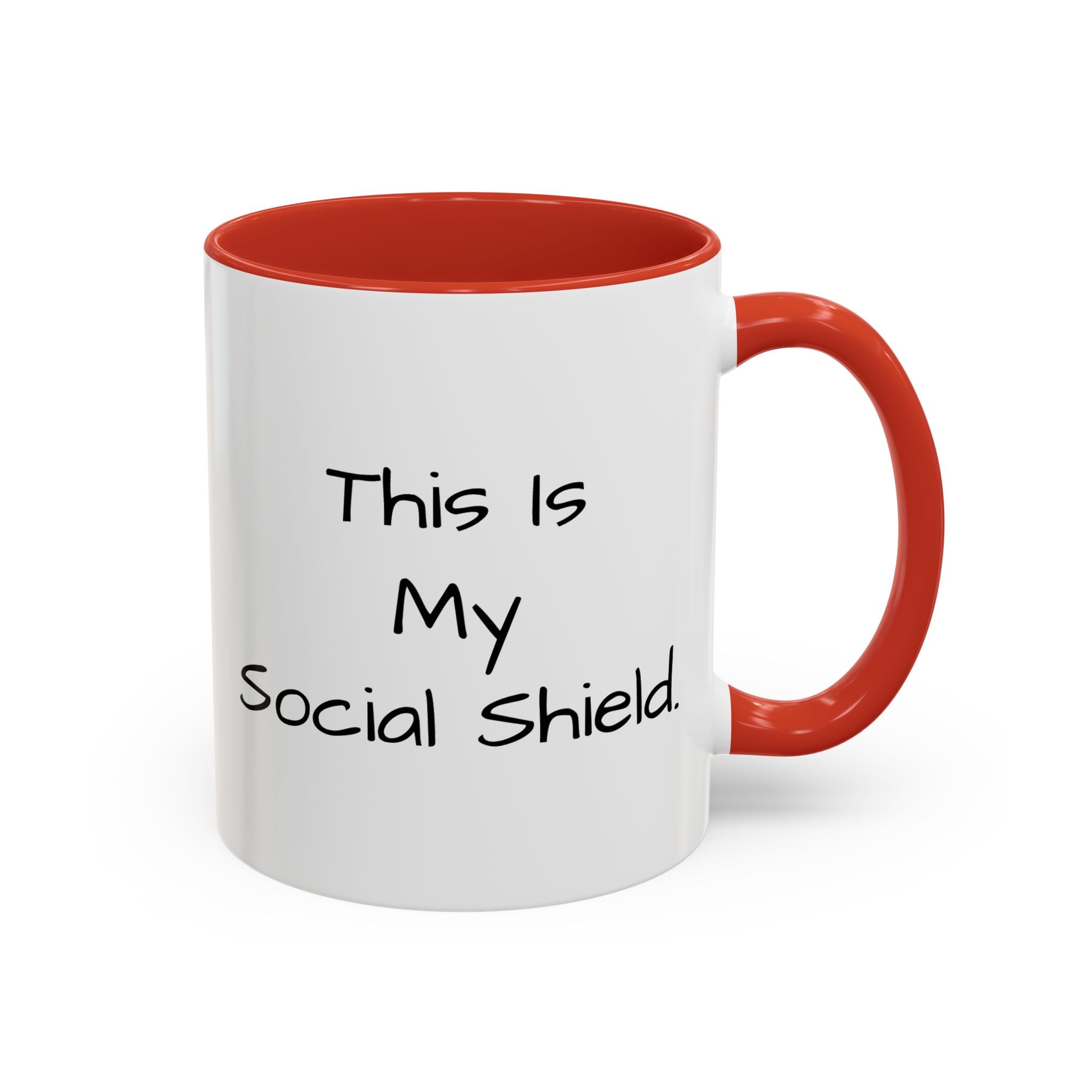 "This Is My Social Shield" Coffee Cup (11/15oz)