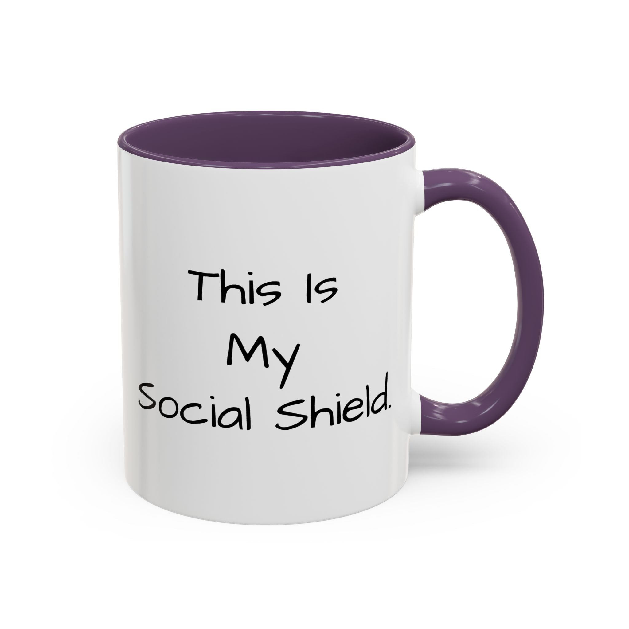 "This Is My Social Shield" Coffee Cup (11/15oz)