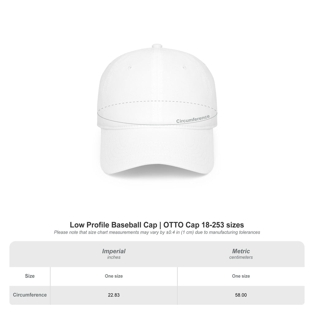 Red Exclamation Minimalist Baseball Cap — Low Profile Statement Hat