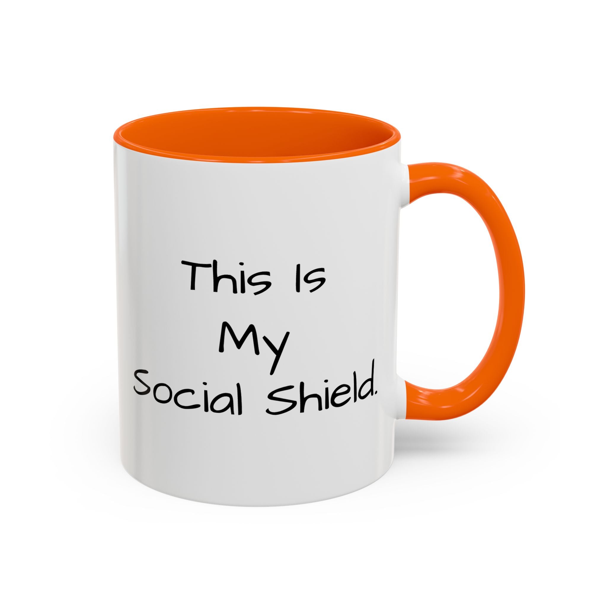 "This Is My Social Shield" Coffee Cup (11/15oz)