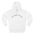 Cozy Hoodie — "Just Threw This On" Minimal Fleece Pullover