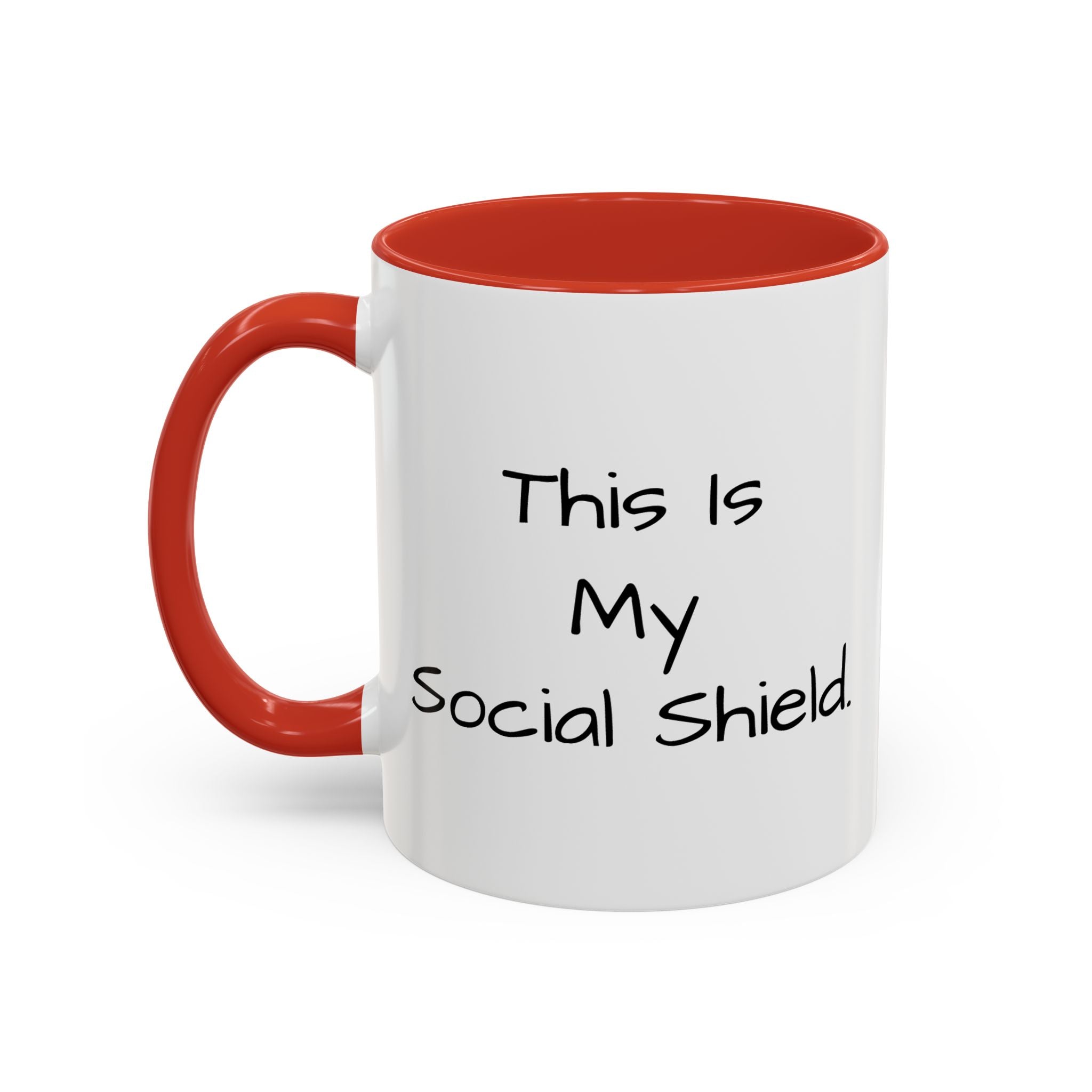 "This Is My Social Shield" Coffee Cup (11/15oz)